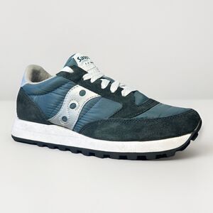 Saucony Jazz Women’s Sneakers US Size 7.5 Green Teal Retro Running Shoes 1044-2